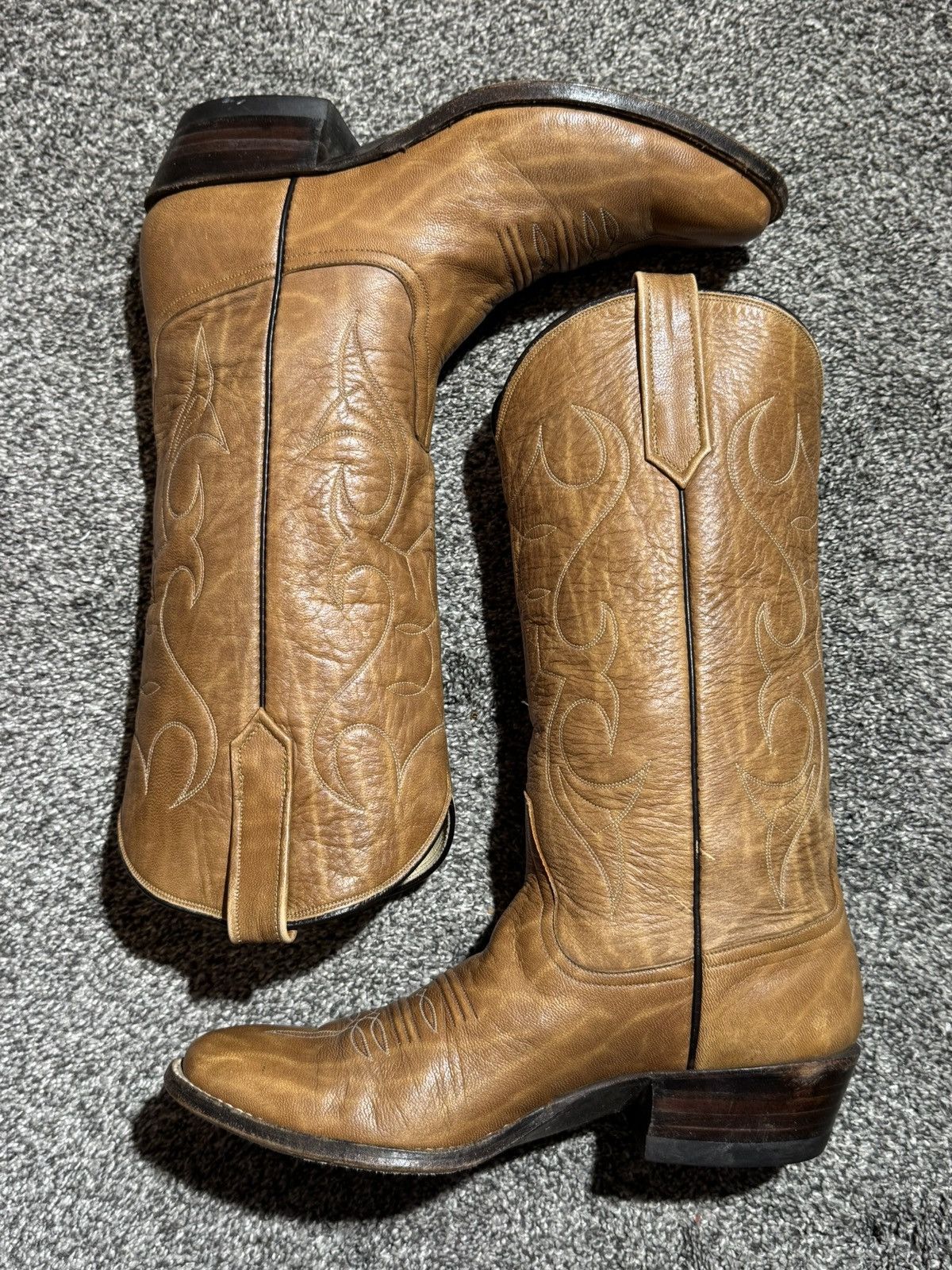 Rios of Mercedes Rios of Mercedes Men’s Royal Calfskin Cowboy Boots Size 7.5B Size US 7.5 / EU 40-41 - 12 Thumbnail