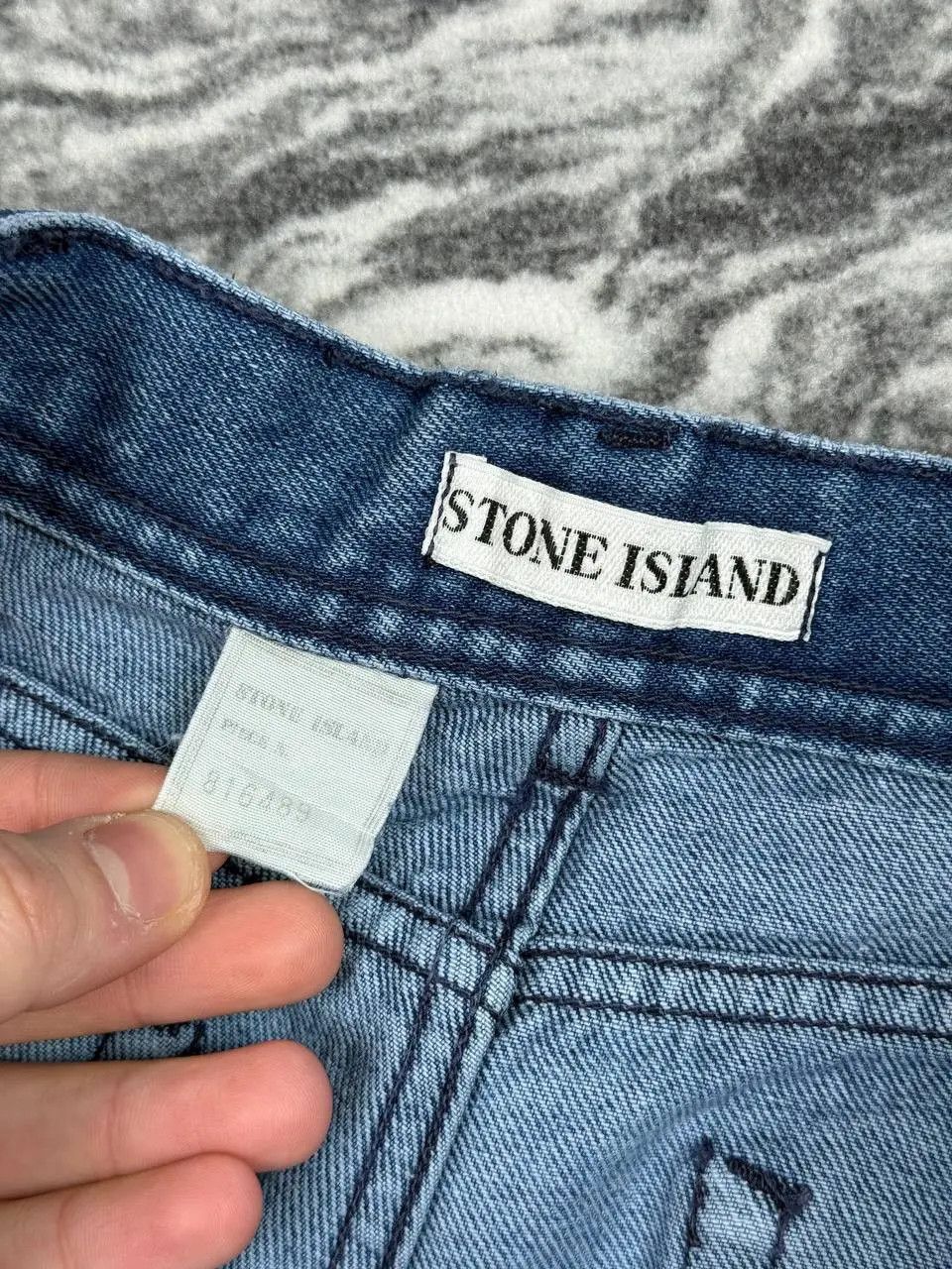 Stone Island Vintage Stone Island Denim Baggy Jeans 90s Archive Size US 32 / EU 48 - 7 Thumbnail