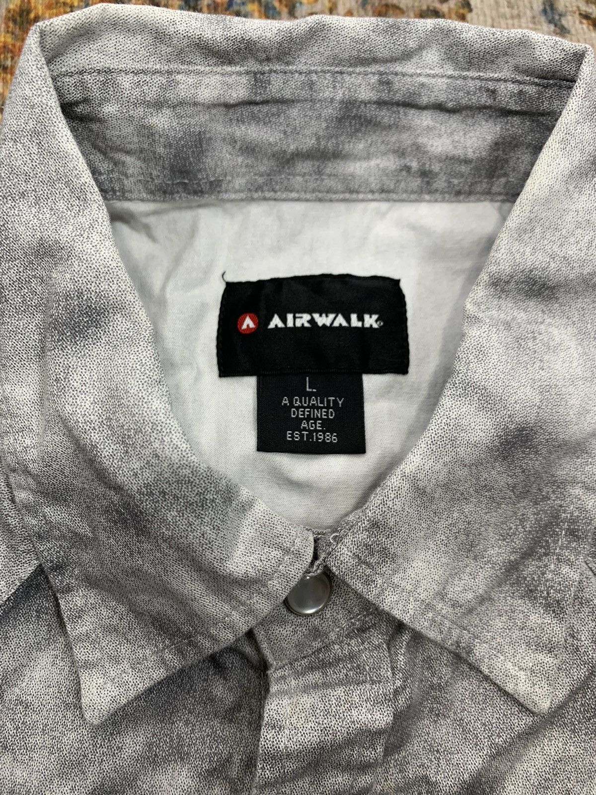 Beauty Beast × Hysteric Glamour × If Six Was Nine JAPANESE AIRWALK CRAZY ABSTRACT BUTTON SHIRT Size US L / EU 52-54 / 3 - 4 Thumbnail