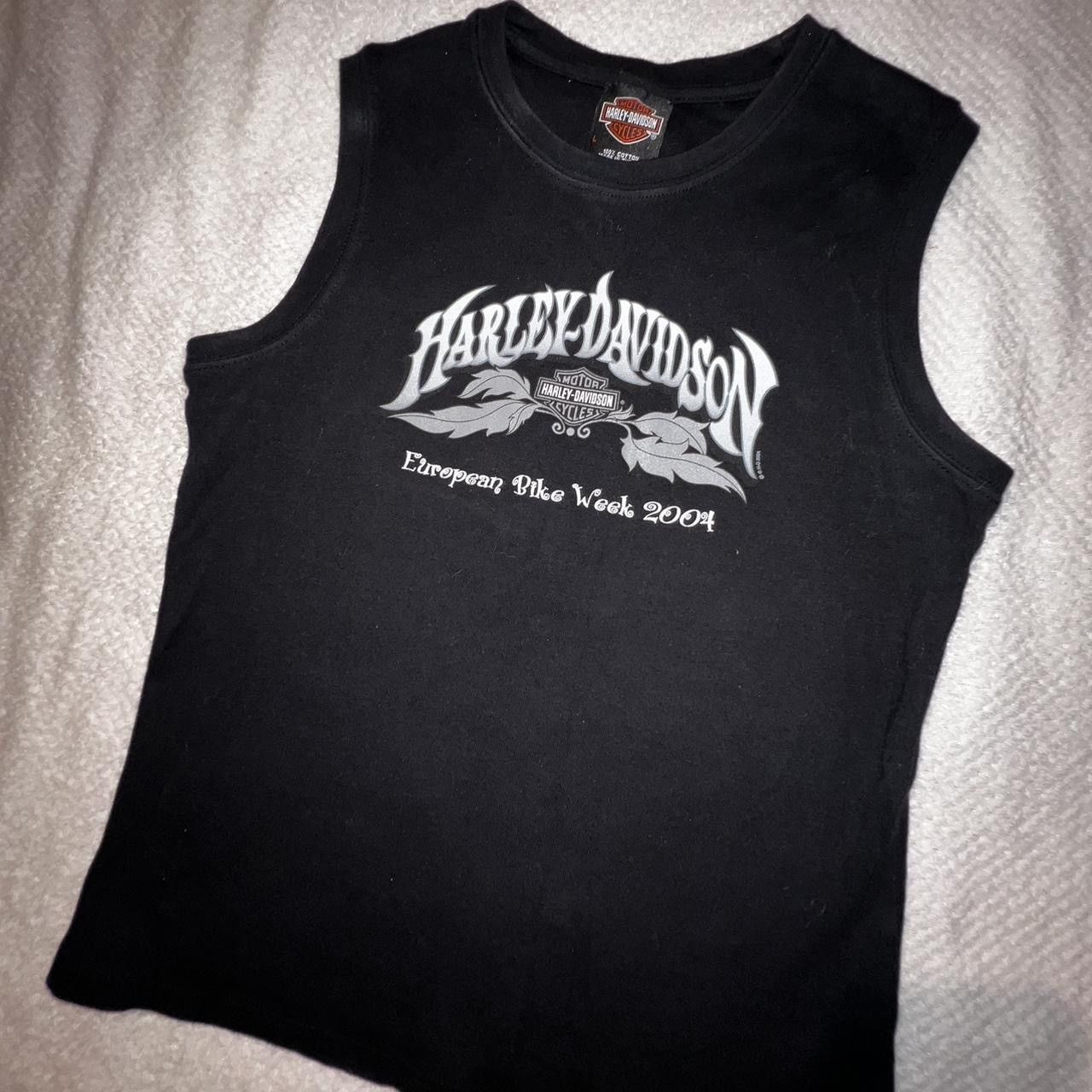 Harley Davidson HARLEY-DAVIDSON Tank Top European Bike Week 2004 Size M / US 6-8 / IT 42-44 - 3 Thumbnail