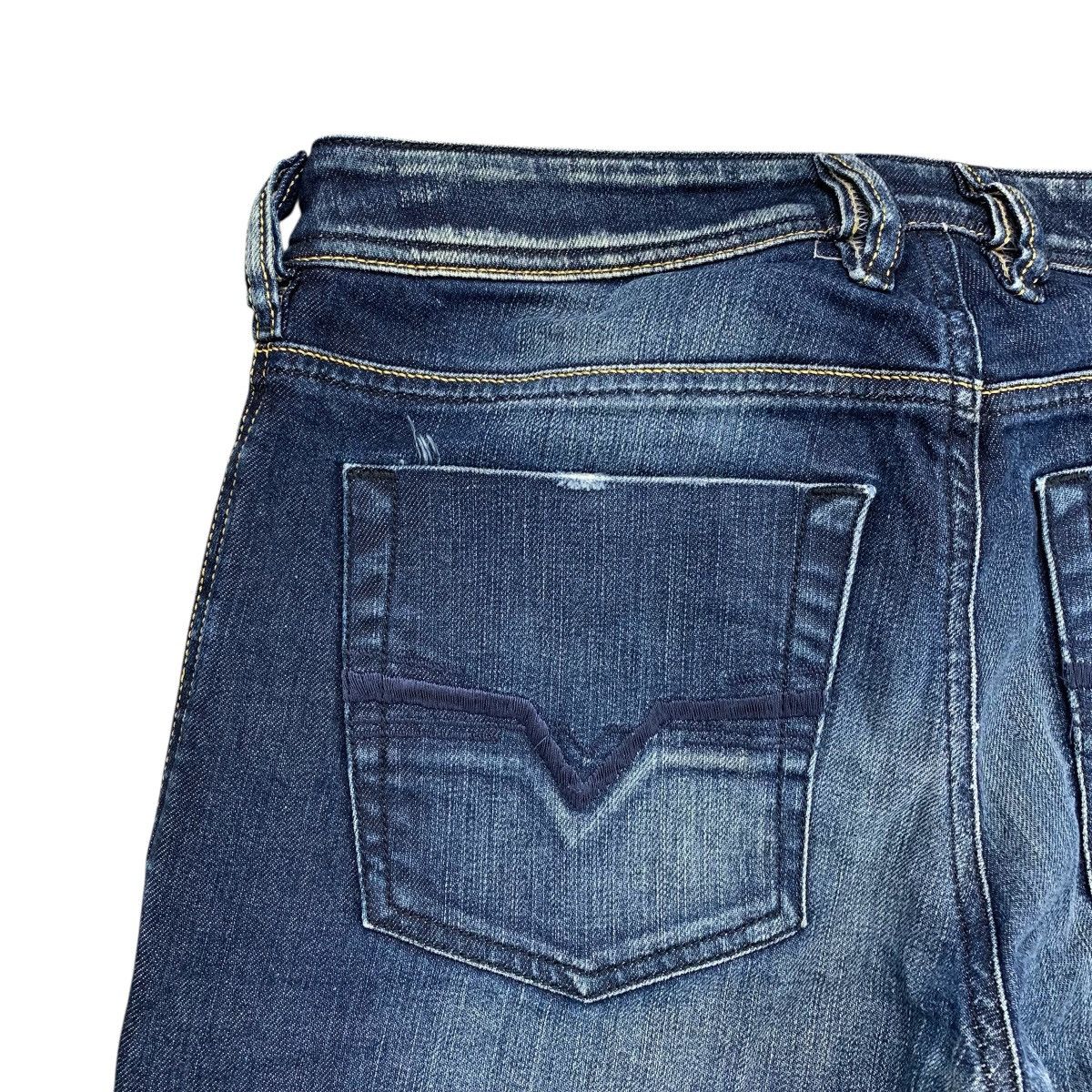 Diesel Industry 00’s Zathan Blue Washed Flared Jeans