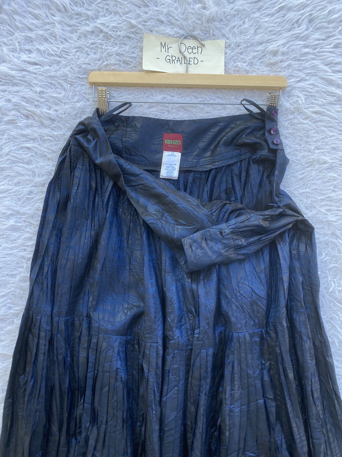 Kenzo Rare KENZO Pleated Midi Skirt Size 29" - 11 Thumbnail