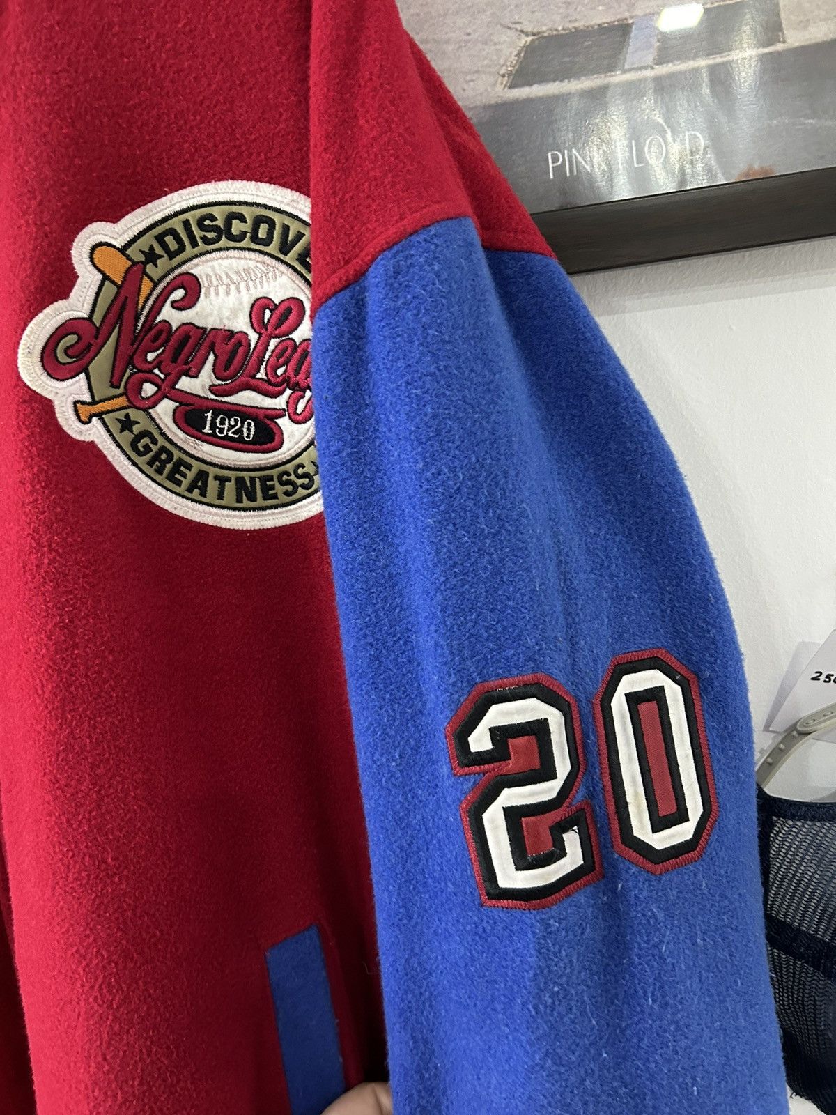 Authentic Negro Leagues × MLB Vintage Negro League Baseball varsity jacket Size US XL / EU 56 / 4 - 5 Thumbnail