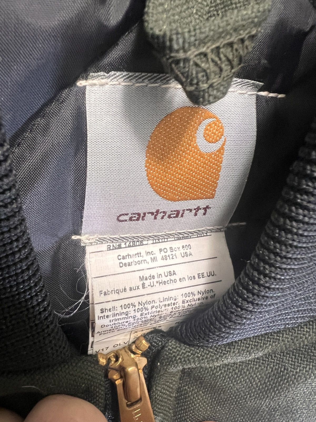 Carhartt Carhartt Vest V17 OLV Size US XL / EU 56 / 4 - 4 Thumbnail
