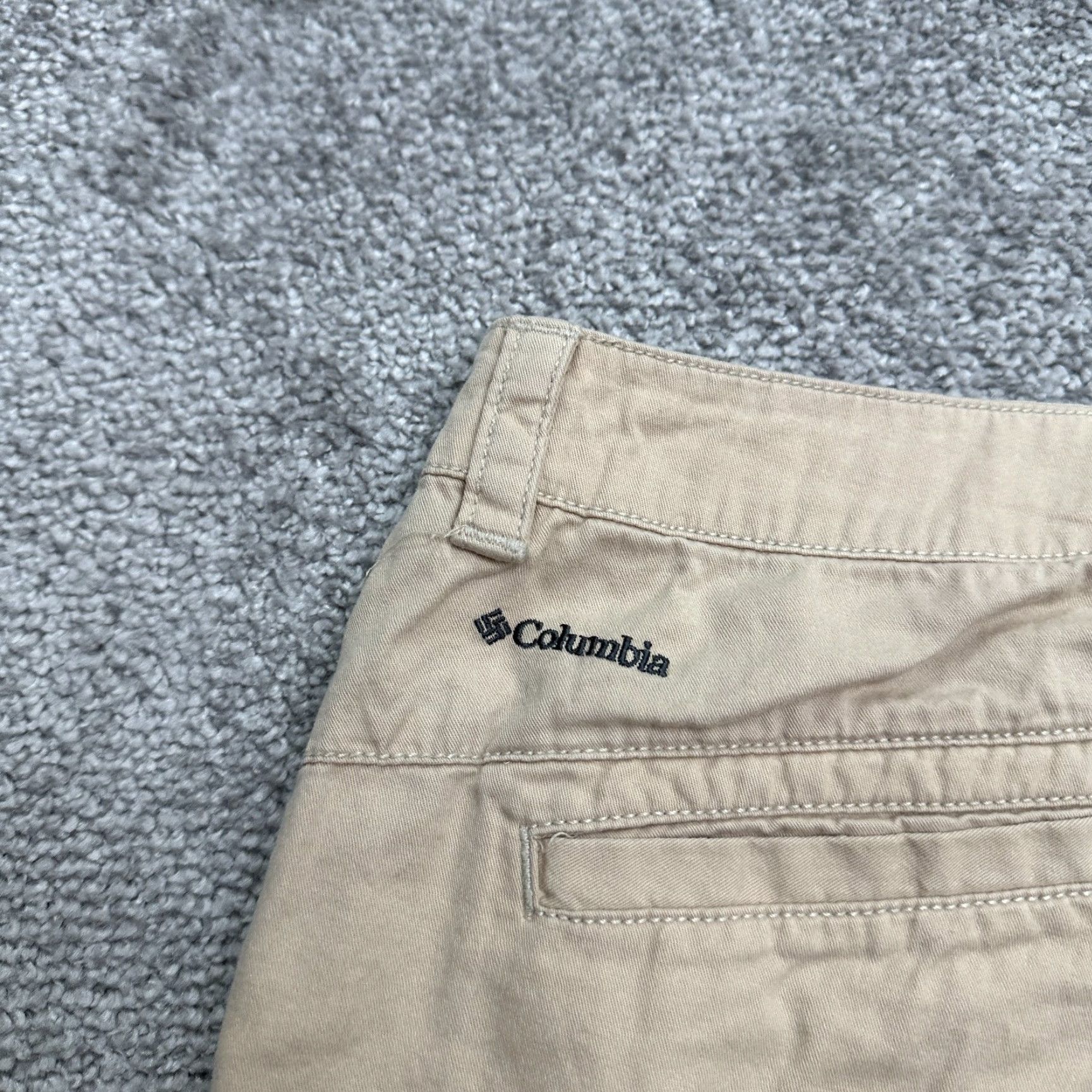 Vintage Columbia Bermuda Shorts Womens 10 Brown Cotton Mid Rise Casual Outdoor 5.5 Inseam Size 32" / US 10 / IT 46 - 3 Thumbnail