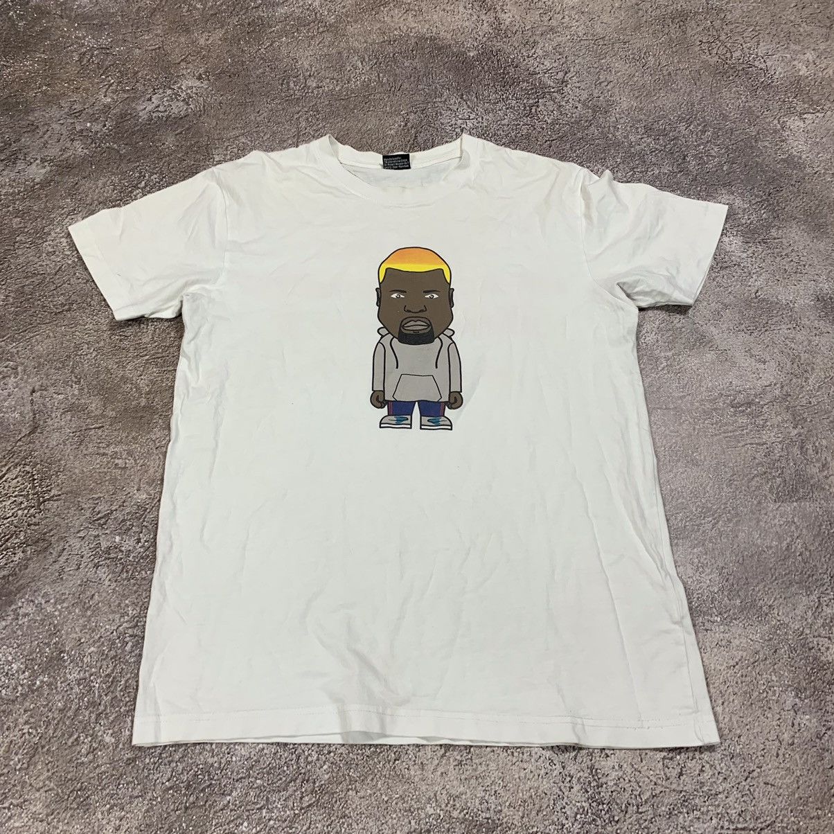 Vintage Y2K Kanye West Graphic Tee Streetwear Cream Vintage Slim M Size US M / EU 48-50 / 2 - 2 Thumbnail
