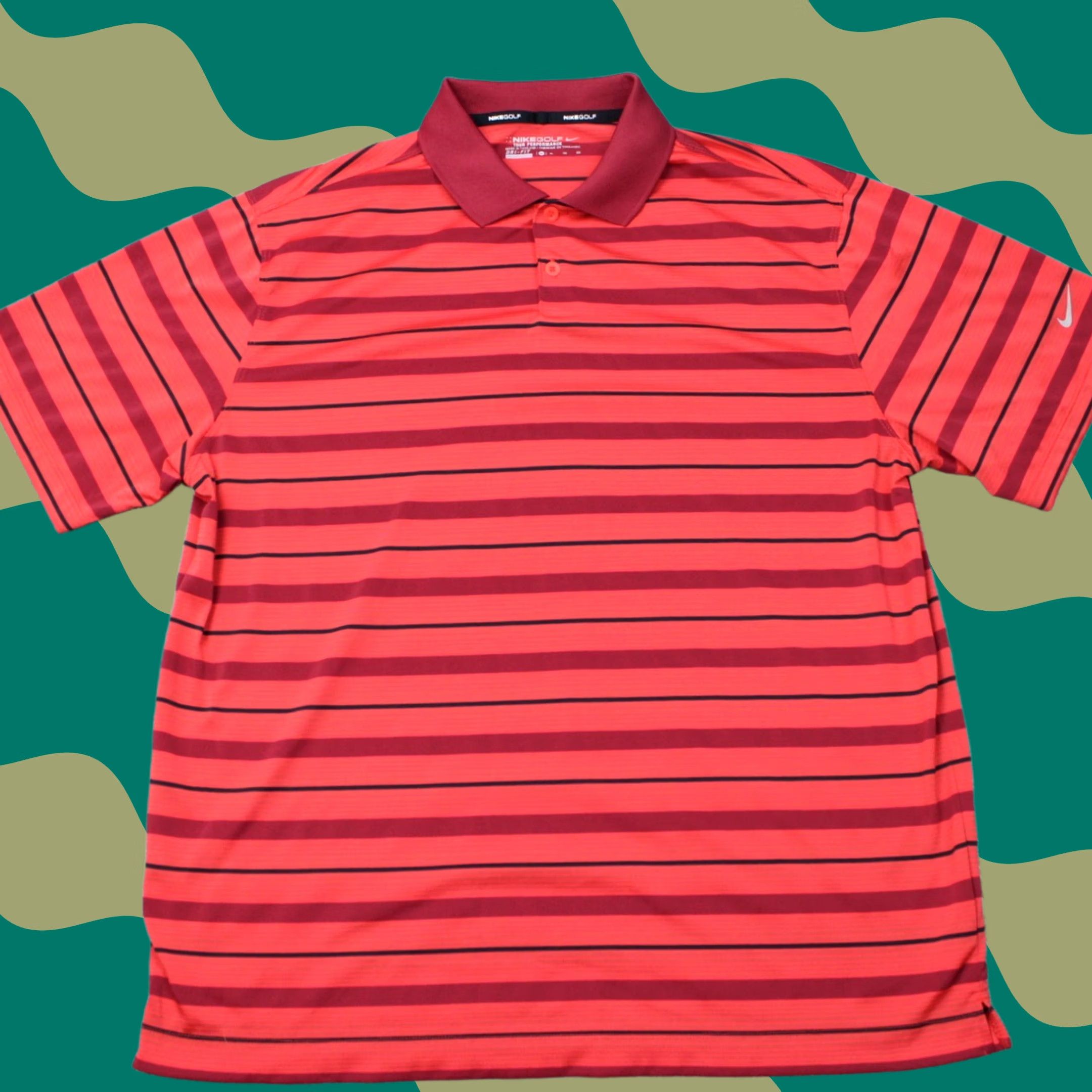 Nike Nike Golf Polo Shirt Mens XL Red Dri-Fit Short Sleeve Pullover Size US XL / EU 56 / 4 - 1 Thumbnail