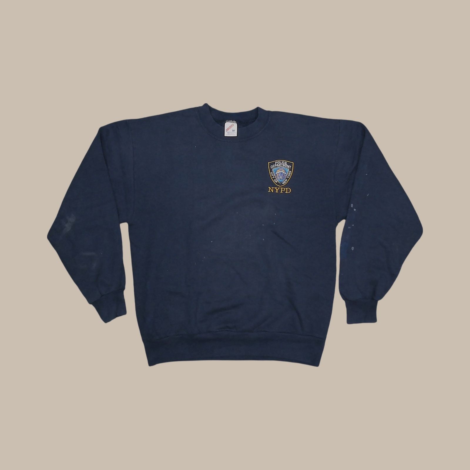 Jerzees VTG Jerzees Streetwear 90s Sun Faded Boxy NYPD Sweatshirt Size US M / EU 48-50 / 2 - 14 Thumbnail