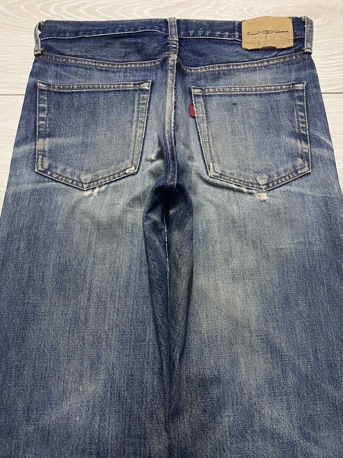Japanese Brand Vintage Cox Casual Clothing Mud Wash Distressed Loose Jeans Size US 30 / EU 46 - 4 Thumbnail