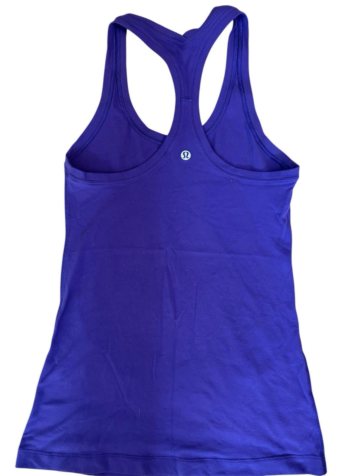 Designer Lululemon Cool Racerback POWER PURPLE Small Size S / US 4 / IT 40 - 3 Thumbnail