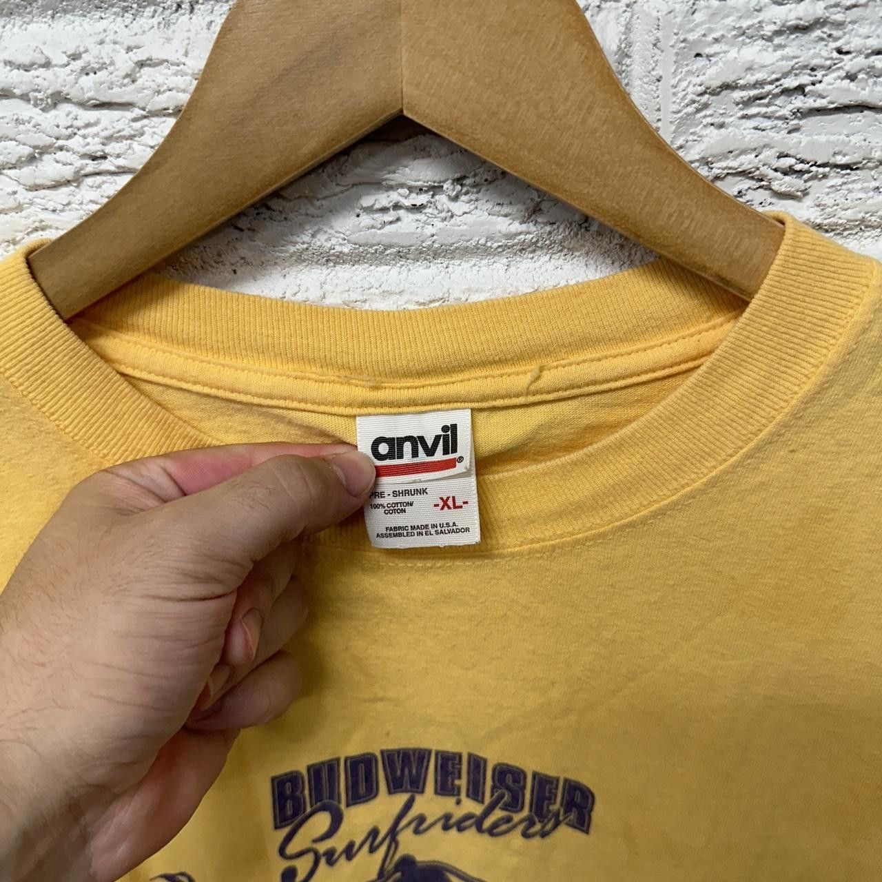 Budweiser × Vintage Vintage Budweiser Beach Surfer Hawaiian T Shirt XL Size US XL / EU 56 / 4 - 5 Thumbnail
