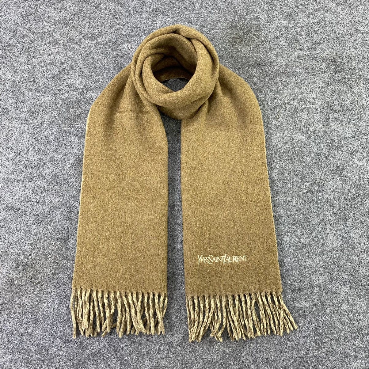 Vintage Vintage Yves Saint Laurent Muffler / Scarf / Neckwear-T1432 Size ONE SIZE - 1 Thumbnail