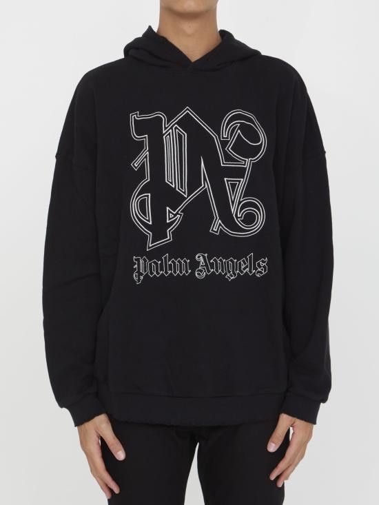 Palm Angels PALM ANGELS Men Sweater PMBB126E23 BLACK Size US M / EU 48-50 / 2 - 1 Thumbnail