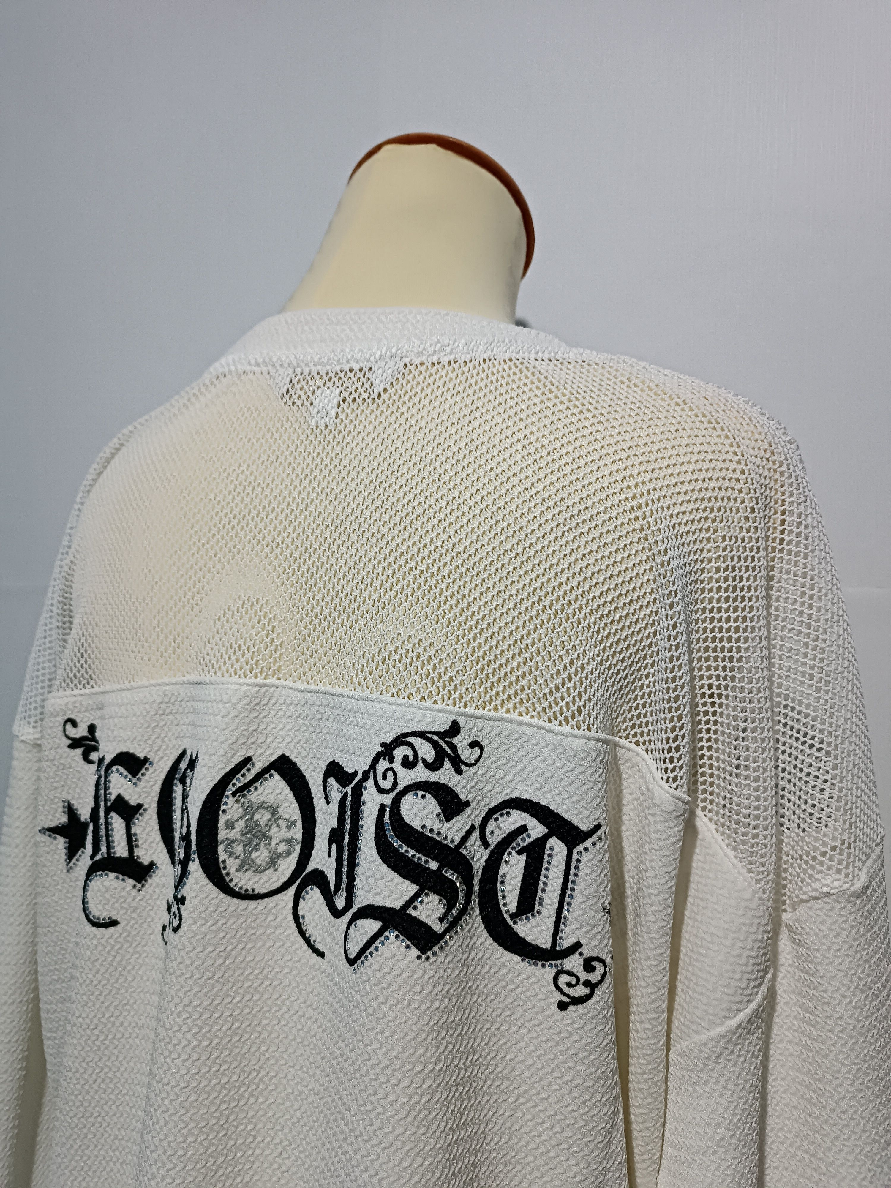 Japanese Brand × Vintage Egoist Vintage Baggy Top Y2K Long Sleeve Loose T-shirt Size ONE SIZE - 3 Thumbnail