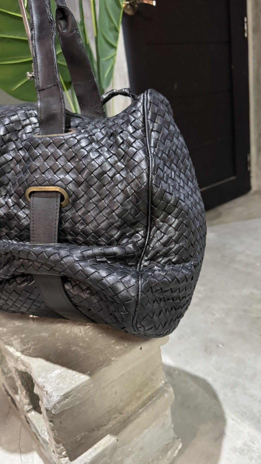 Bottega Veneta BOTTEGA VENETA Nappa Intrecciato Satchel Nero Black Size ONE SIZE - 6 Thumbnail