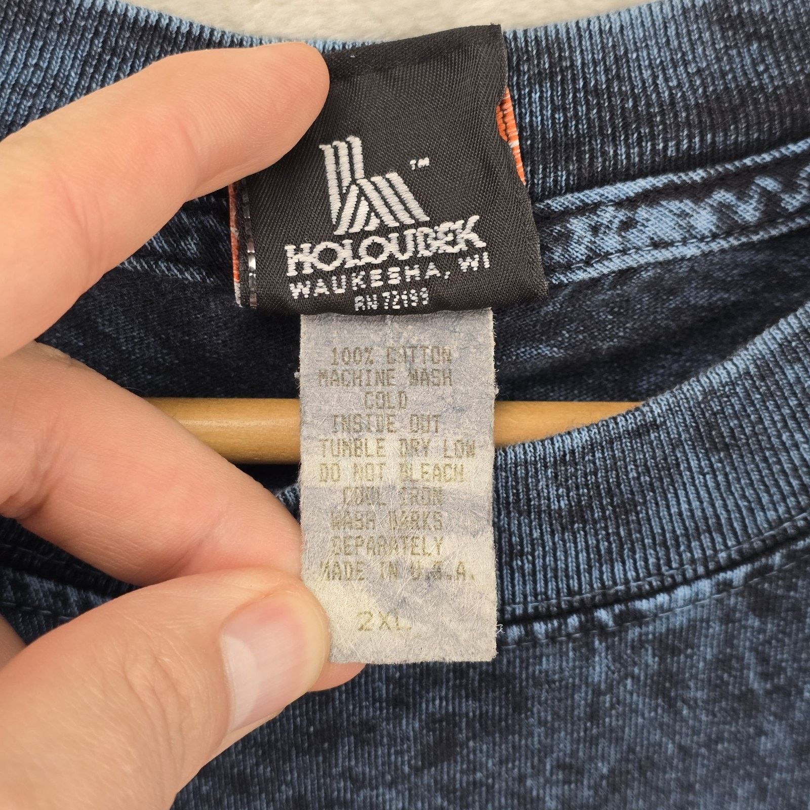 Harley Davidson Vintage Harley Davidson Shirt XXL Acid Wash Eagle Pocket Y2K Size US XL / EU 56 / 4 - 6 Thumbnail