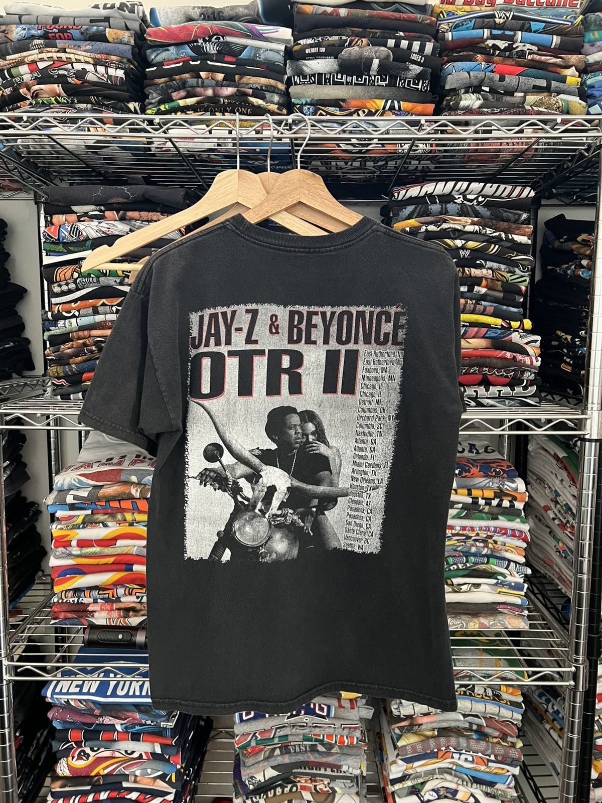 Jay-Z OTR II Tour Beyonce Rap Tee Size US M / EU 48-50 / 2 - 2 Thumbnail