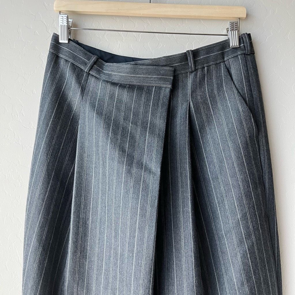 Jonathan Simkhai NEW SIMKHAI Trouser Pants Overlap Pinstripe Pants Gray Size Size 30" / US 8 / IT 44 - 3 Thumbnail