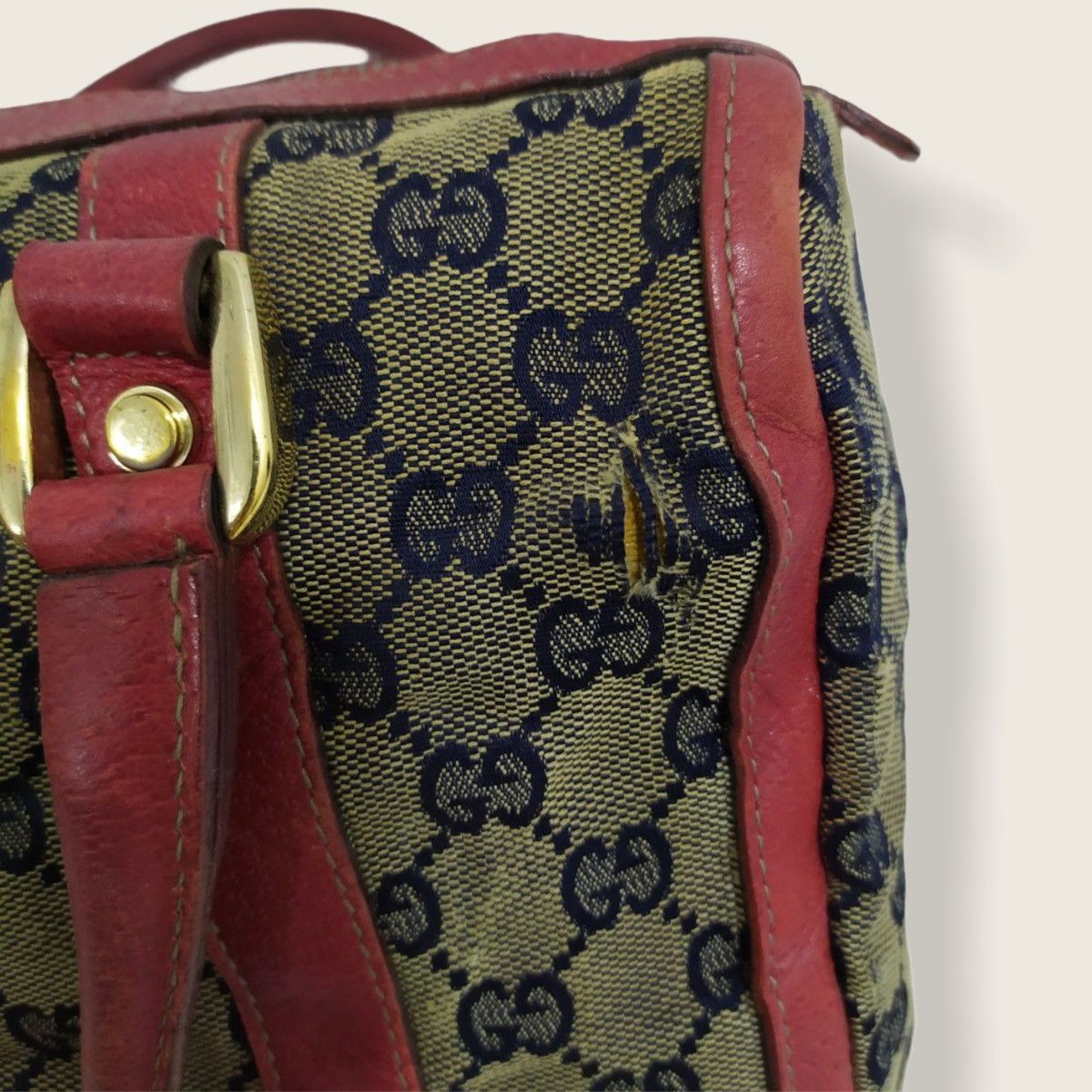Gucci ‼️LASTDROP‼️ AUTHENTIC GUCCI GG CANVAS MINI BOSTON BAG Size ONE SIZE - 7 Thumbnail