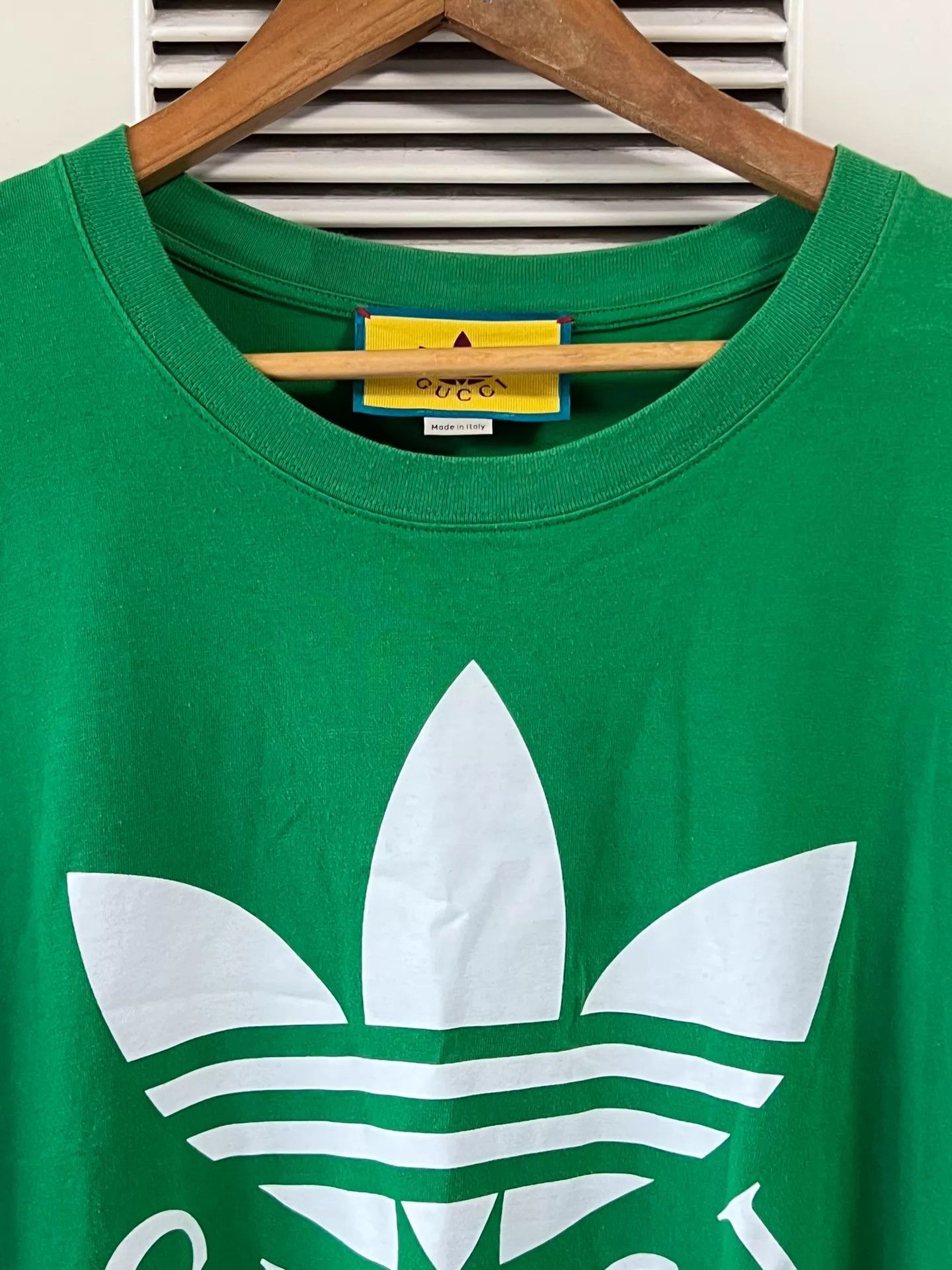 Gucci Gucci x adidas Green XL Tee Trefoil & MET AMOR FOSI Size US XL / EU 56 / 4 - 3 Thumbnail