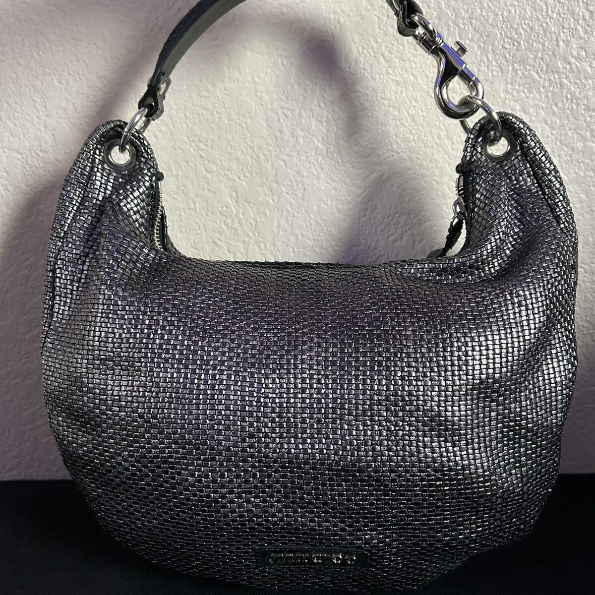 Jimmy Choo Black Leather Tote Bag  Silver Hardware, Women's