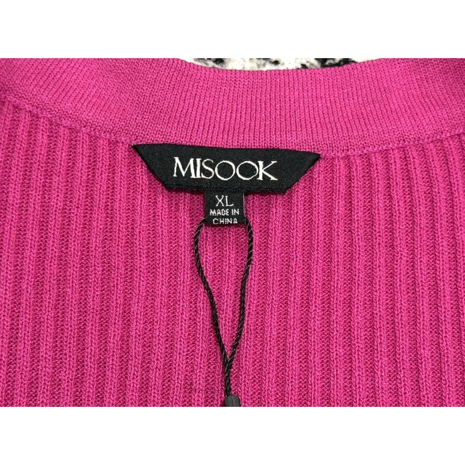 Vintage VINTAGE Misook Pink Button-Up Cardigan Women XL All Seasons Casual Formal Sweater Size XL / US 12-14 / IT 48-50 - 4 Thumbnail