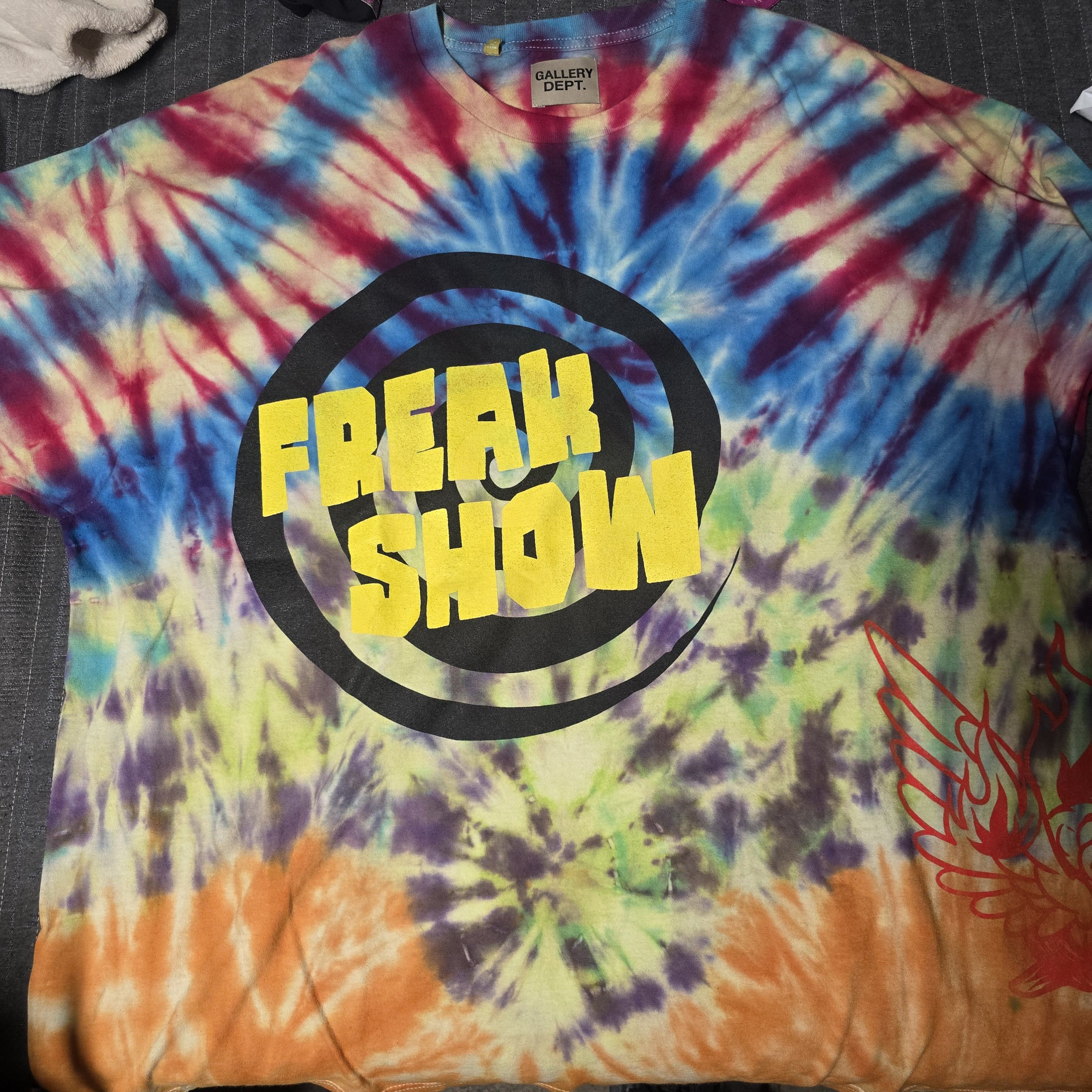 Gallery Dept. Gallery dept tye dye freak show shirt Size US XXL / EU 58 / 5 - 1 Thumbnail