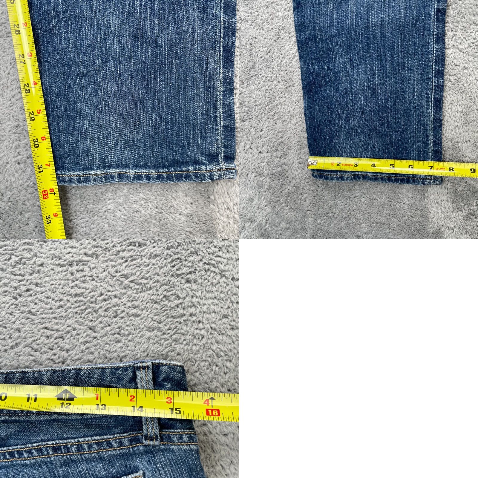 Gap VINTAGE Gap Jeans Womens Regular Blue 27 31in Inseam 5-Pocket Denim Cotton Spandex Straight City Preppy Womens Size 24" / US 00 / IT 34 - 8 Thumbnail