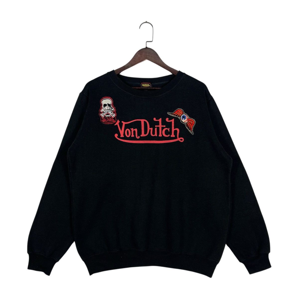 Von Dutch Vintage Von Dutch Sweatshirt Black Large Size US L / EU 52-54 / 3 - 3 Thumbnail