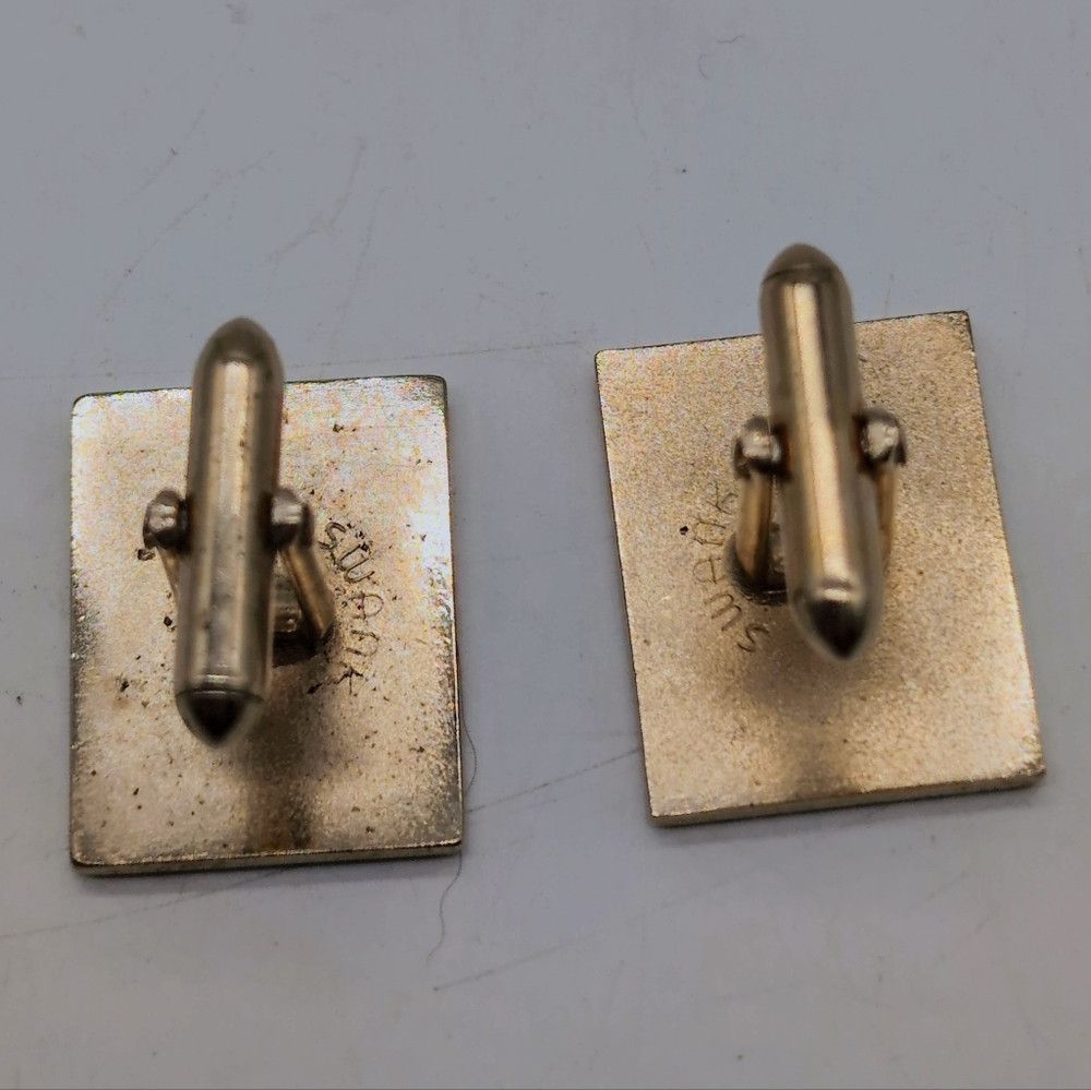 Other Vintage Gold and Black Swank Egyptian Chariot Cufflinks Size ONE SIZE - 4 Thumbnail