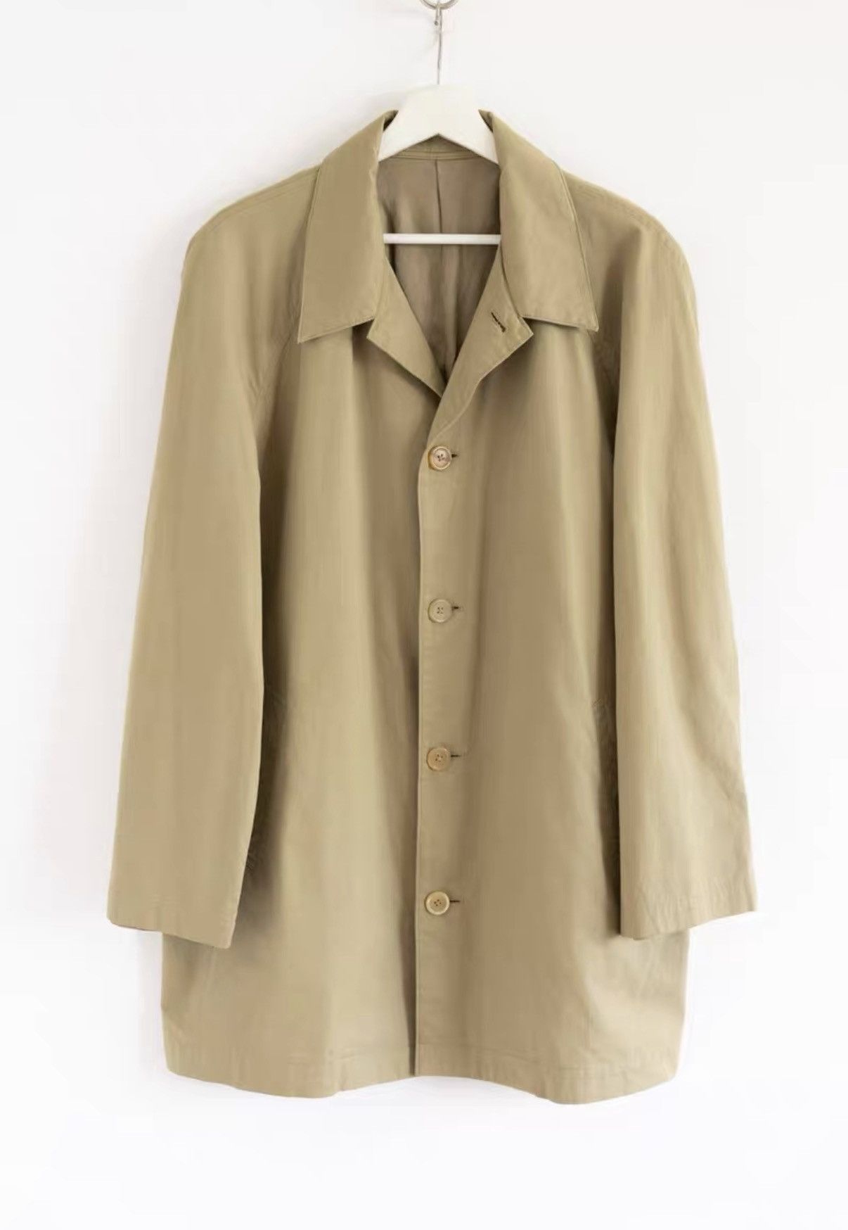 Yohji Yamamoto Yohji Yamamoto 90s Raglan Sleeve Open Collar Jacket K4 Size US L / EU 52-54 / 3 - 1 Thumbnail