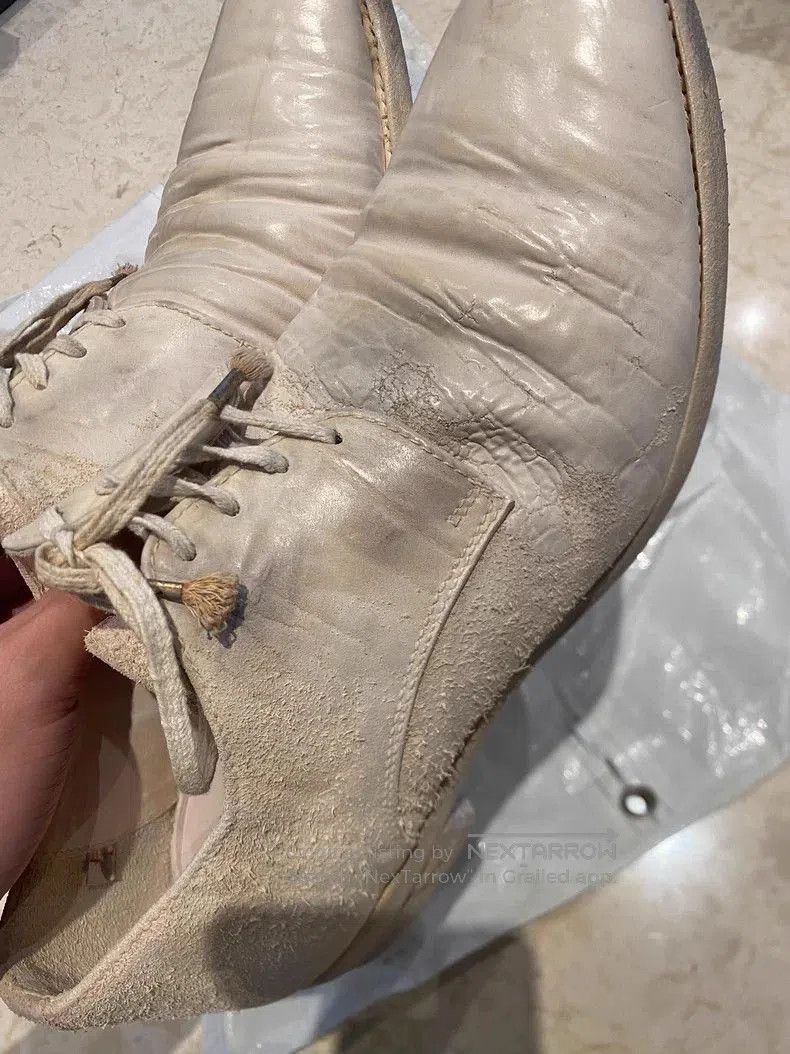 Carol Christian Poell Carol Christian Poell White Horsehide Derby. Size US 9 / EU 42 - 3 Thumbnail