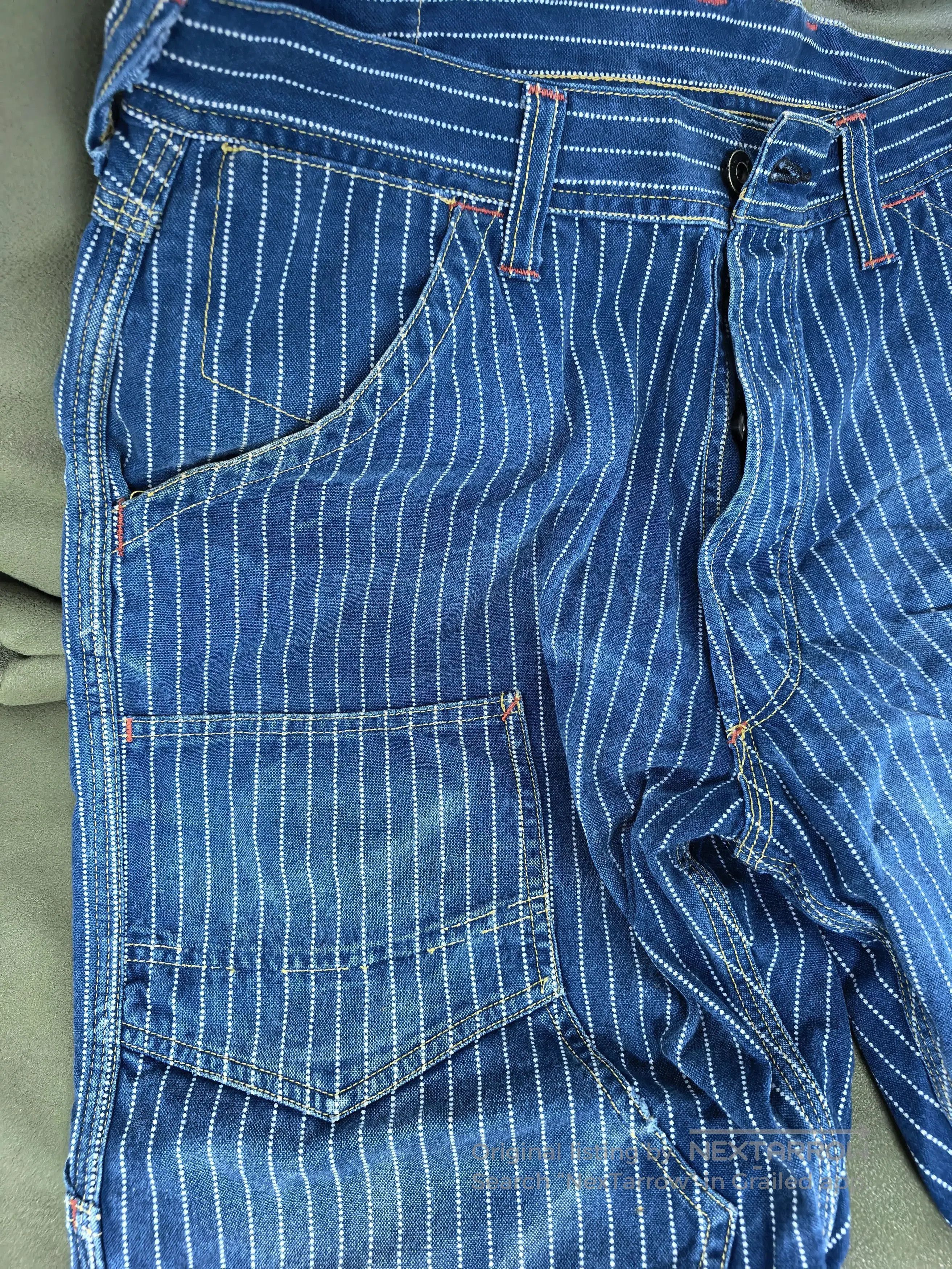 Freewheelers Vintage Freewheelers Powder Dyed Jeans. Size US 34 / EU 50 - 4 Thumbnail