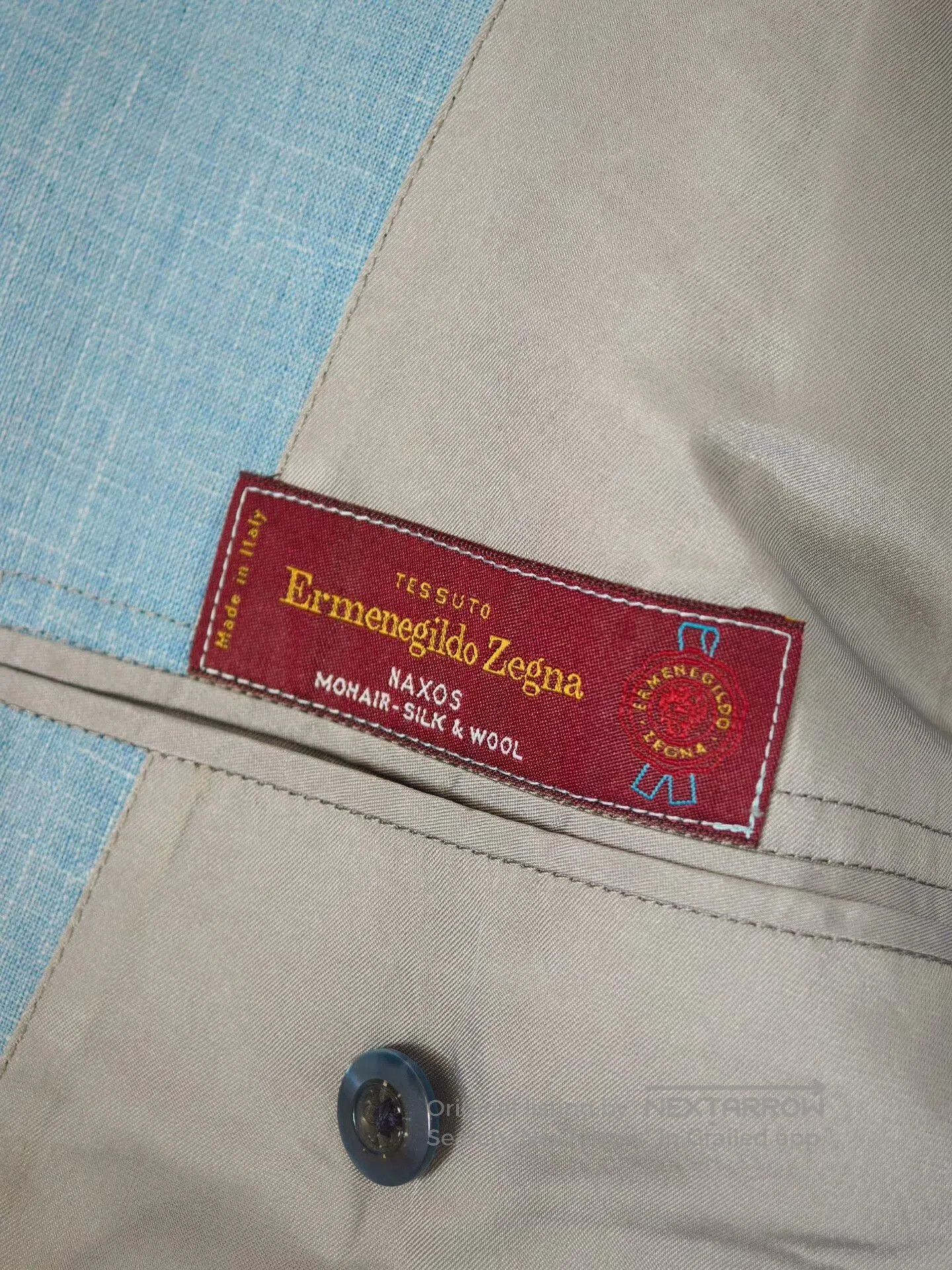 Ermenegildo Zegna Zegna Custom Lightweight Blue Suit. Size US M / EU 48-50 / 2 - 6 Thumbnail