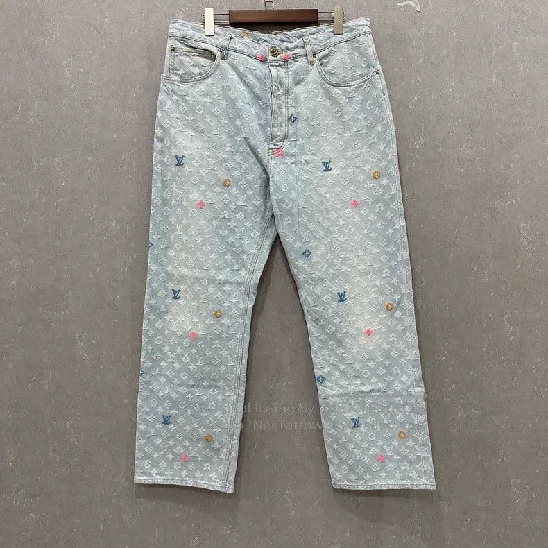 Louis Vuitton Louis Vuitton Tyler Co-branded Colorful Embroidered Patchw Size US 30 / EU 46 - 1 Thumbnail