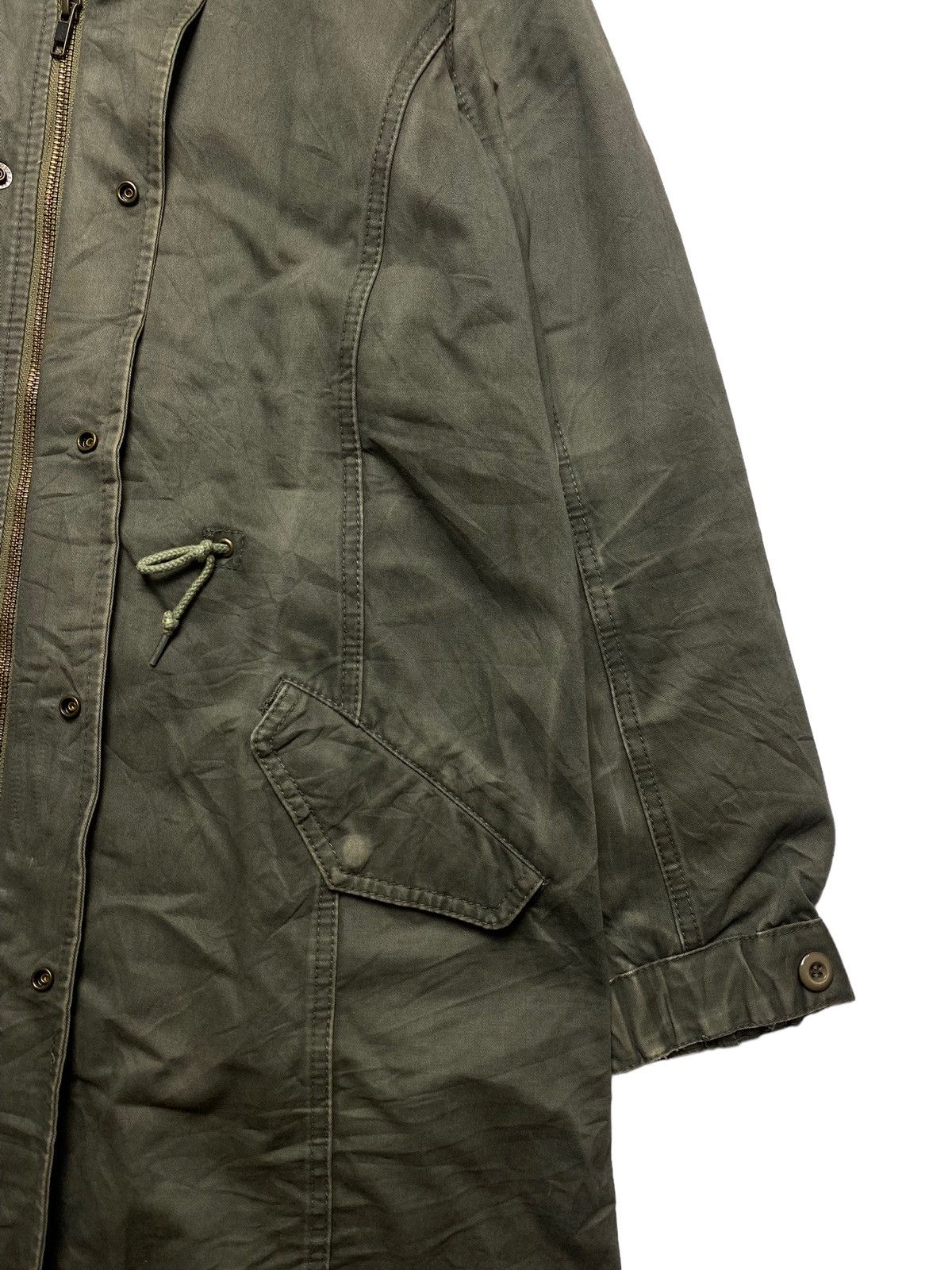 If Six Was Nine 2000s Dendrobium - Raccoon Hoodie Canvas Parka Jacket Size US L / EU 52-54 / 3 - 5 Thumbnail