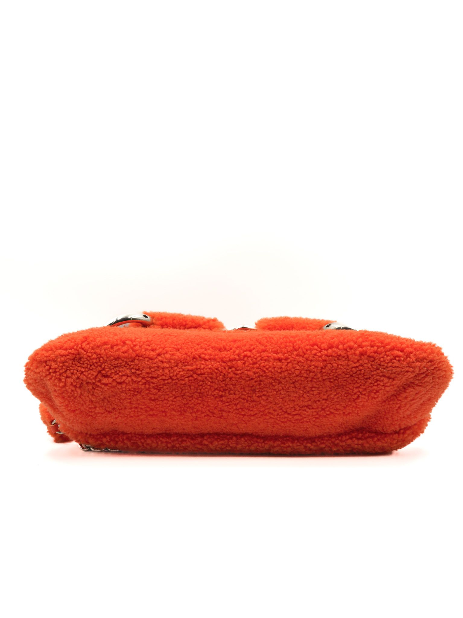 Gucci Gucci Horsebit Chain Bag in Orange Merino Wool Size ONE SIZE - 3 Thumbnail