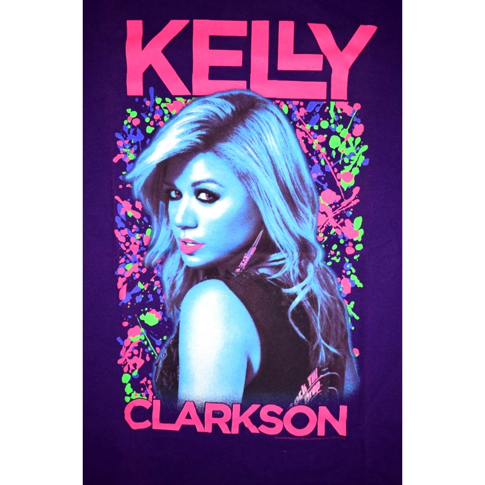 Gildan T-Shirt XL Purple 2013 Kelly Clarkson Summer Tour