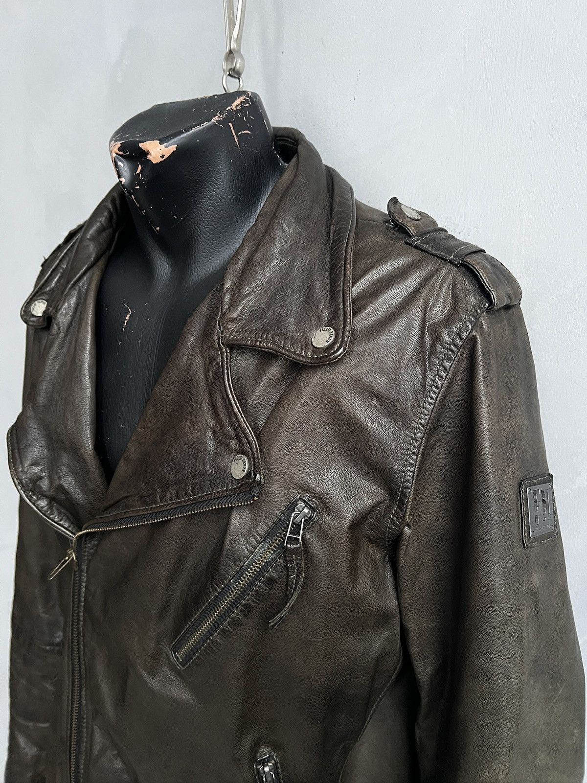 14th Addiction Biker leather moto jacket y2k 14th addition style Size US M / EU 48-50 / 2 - 3 Thumbnail