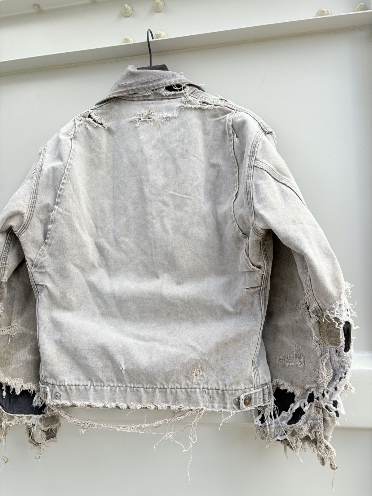 Carhartt Vintage Carhartt Detroit Faded Thrashed Jacket ERD GRUNGE Size US L / EU 52-54 / 3 - 8 Thumbnail