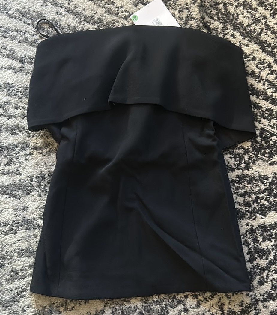 Toteme TOTEME Strapless Viscose and Virgin Wool Crepe Top Size XS / US 0-2 / IT 36-38 - 4 Thumbnail