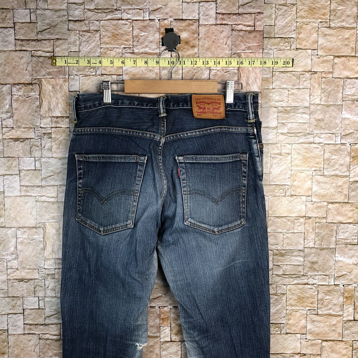 Levi's Levis Blue Denim Pants #7569 Size US 32 / EU 48 - 13 Thumbnail