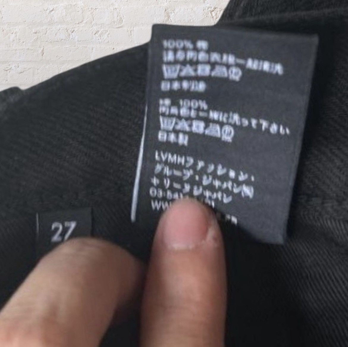 Celine CELINE 2020SS Black Cotton Denim Pants 27 Size US 27 - 8 Thumbnail