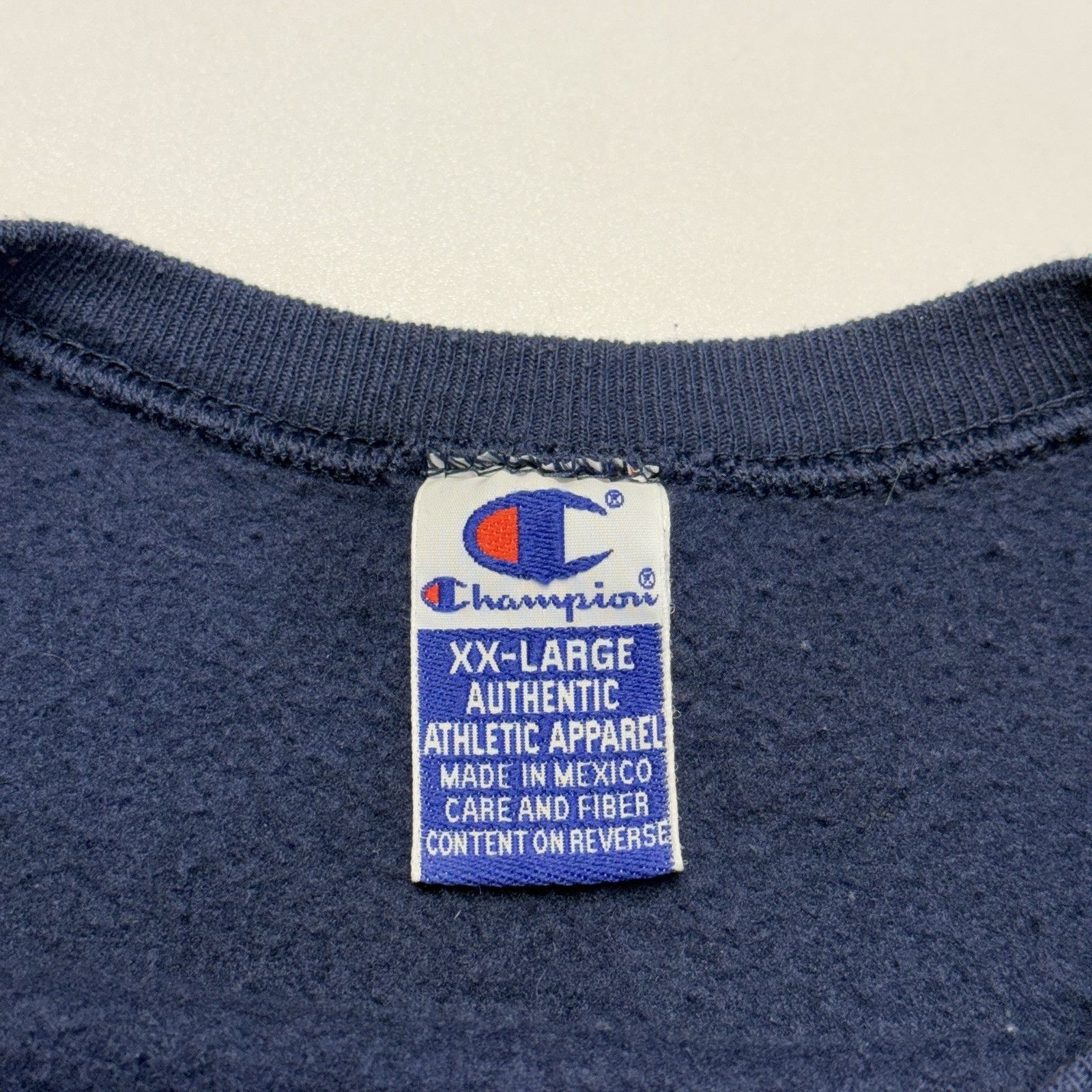 Champion Vintage 90s Champion Crew Neck Sweatshirt Mens 2XL Blue Size US XXL / EU 58 / 5 - 8 Thumbnail