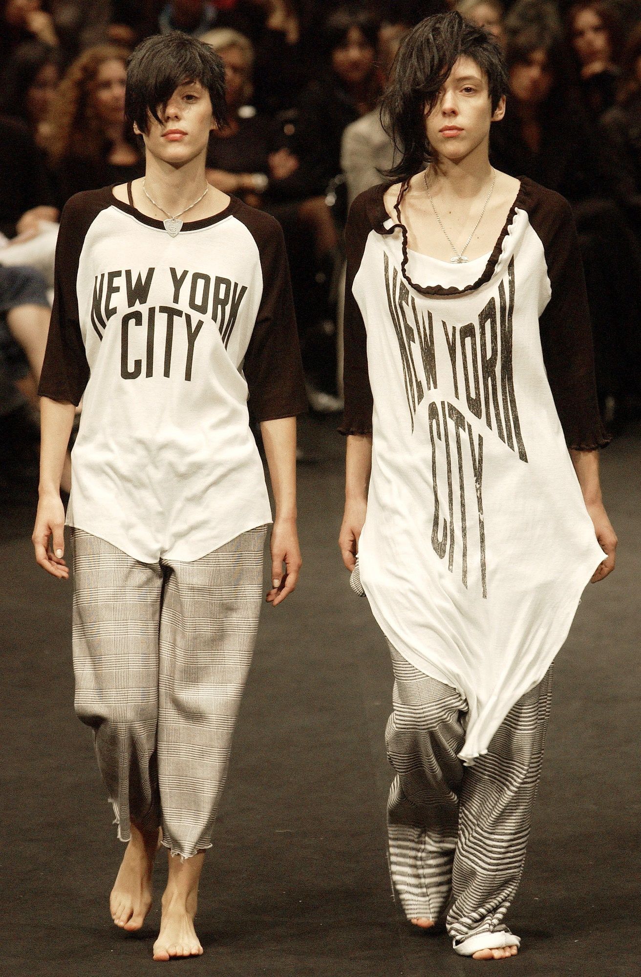 Undercover SS2004 'LANGUID' Runway Plaid Distorted