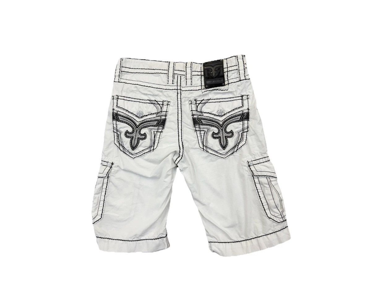 Rock Revival ROCK REVIVAL WHITE CARGO SHORTS Size US 31 - 1 Thumbnail