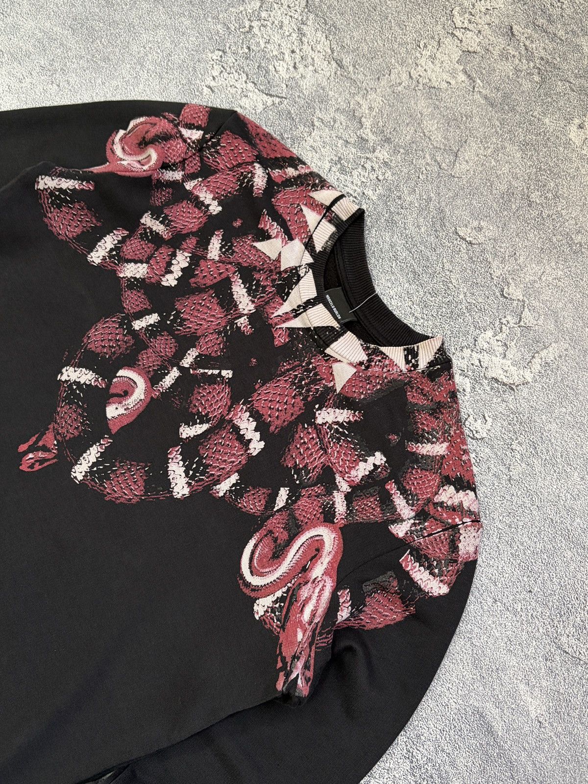 Marcelo Burlon Marcelo Burlon Snake Wings Print Sweatshirt Black Italy M Size US M / EU 48-50 / 2 - 8 Thumbnail