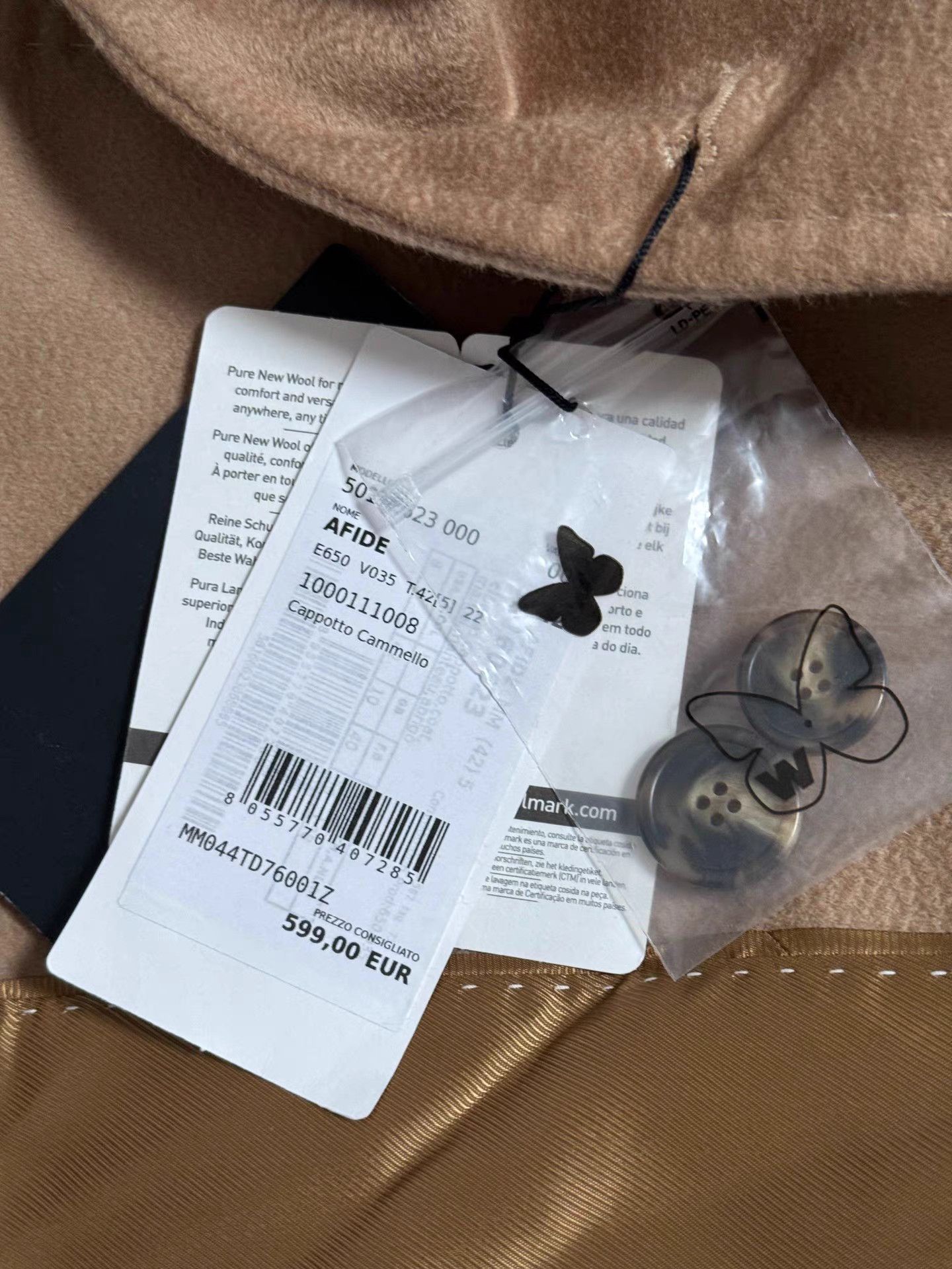 Weekend Max Mara WEEKEND MaxMara Double-Breasted Wool Coat K6 Size M / US 6-8 / IT 42-44 - 6 Thumbnail
