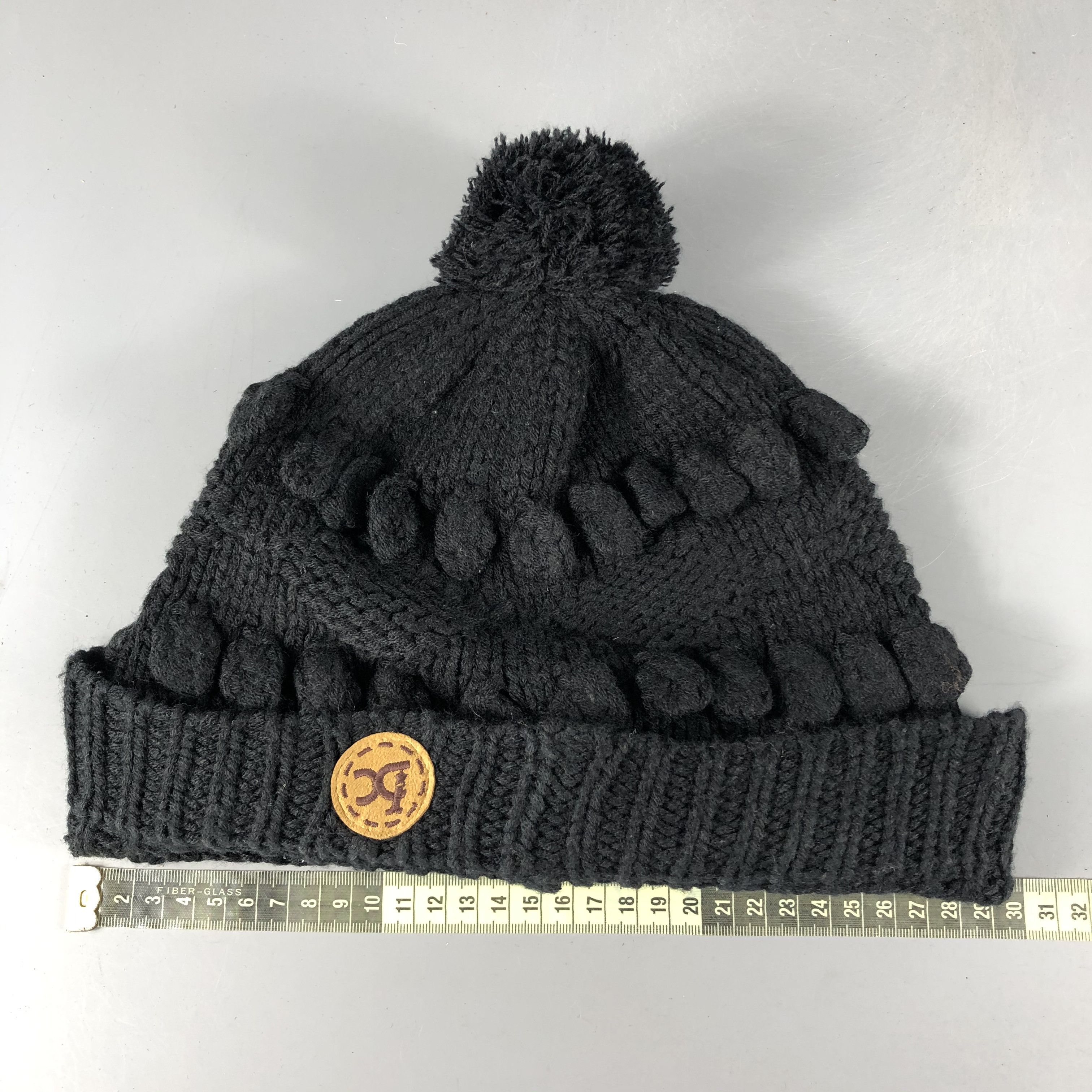 Japanese Brand × Vintage Womens Unknown Black Beanie Snow Hat Snow Cap -D945 Size ONE SIZE - 3 Thumbnail