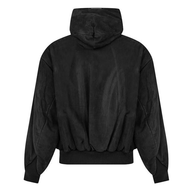 Other Leather Hooded Bomber Jacket Size US S / EU 44-46 / 1 - 5 Thumbnail